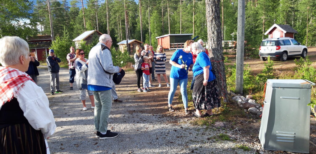 Finnskogparken — landsby med museumsbygg, kirke og kro